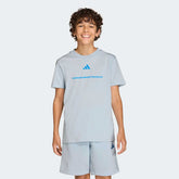 Юношеска Тениска Adidas SLOGAN SINGLE JERSEY KG5191