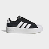 Дамски черно-бели кецове Adidas Streettalk Bold KJ9940 на платформа – страничен изглед