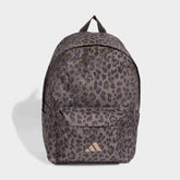 Раница Adidas Leo Graphic KW8036 с леопардов принт в кафяво