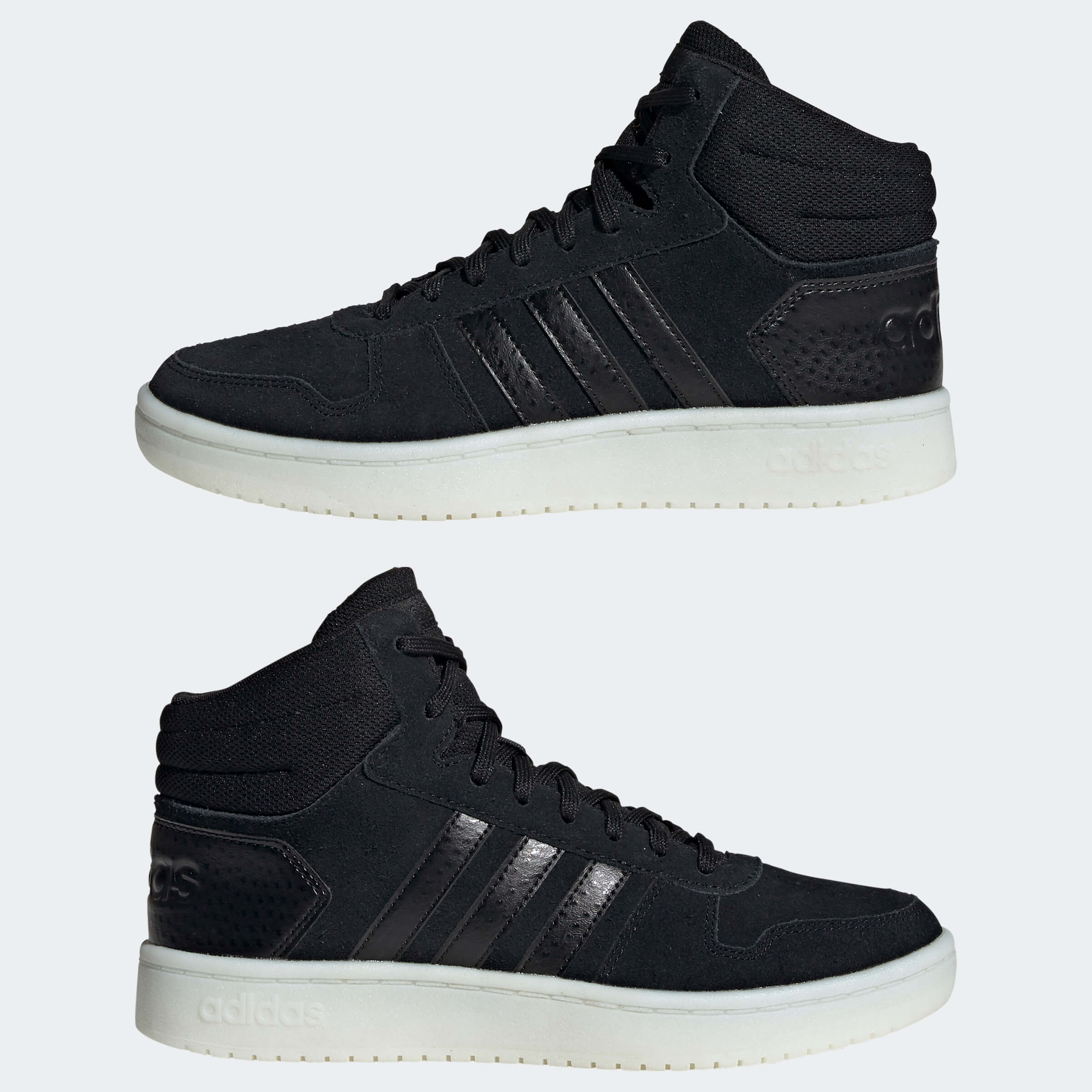 Дамски Кецове Adidas Hoops 2.0 Mid продуктова снимка