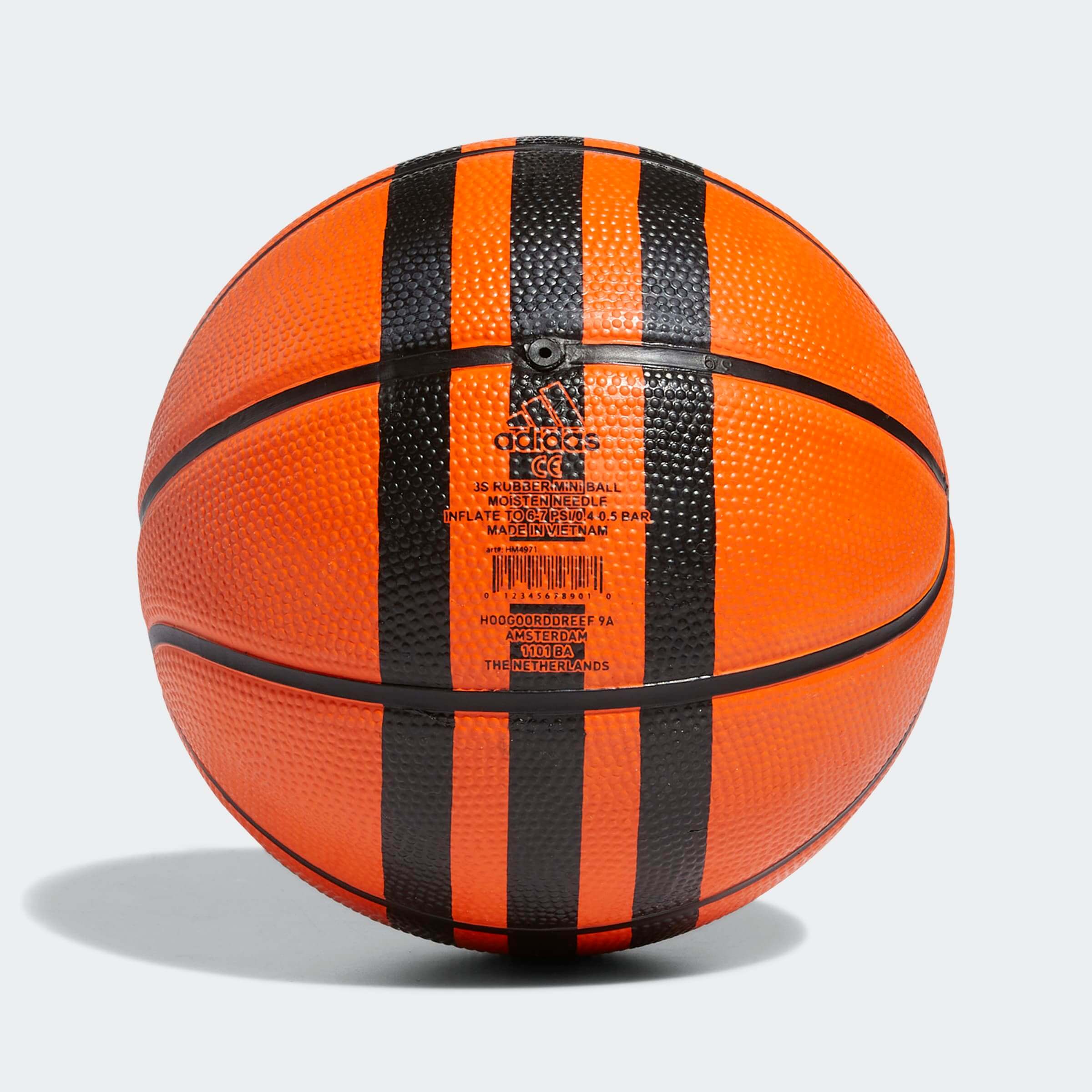 Баскетболна Топка Adidas 3S Rubber X3 HM4970 отзад