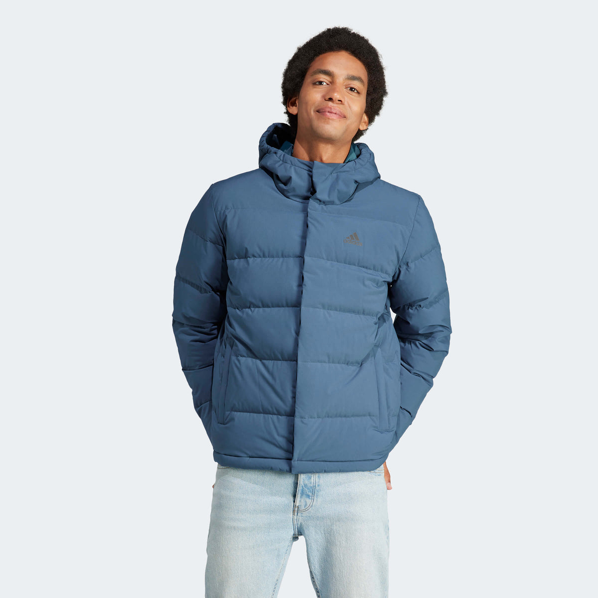 Мъжко Яке Adidas Helionic Down Blue IK3176