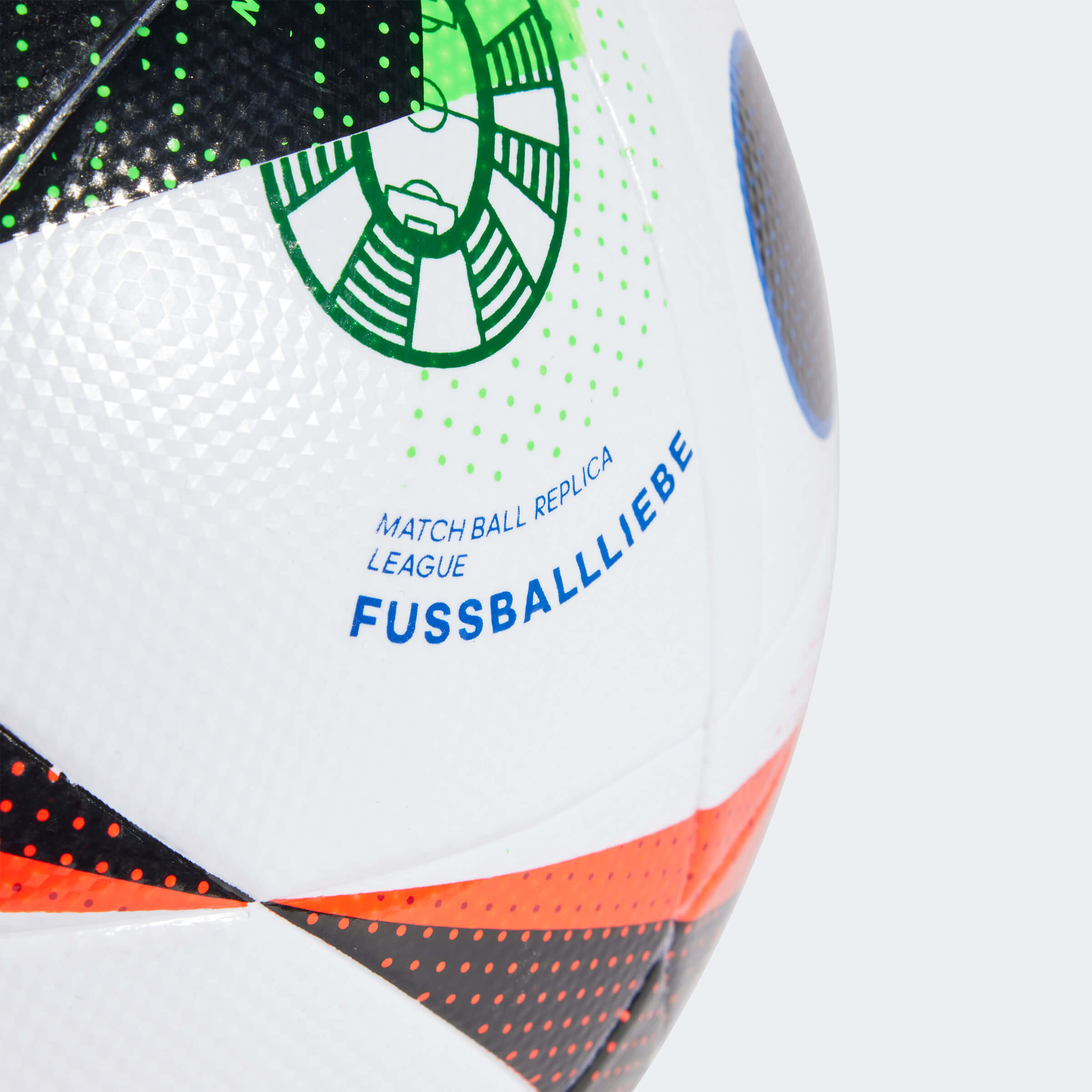 Футболна Топка Adidas EURO24 LGE BOX детайл надпис