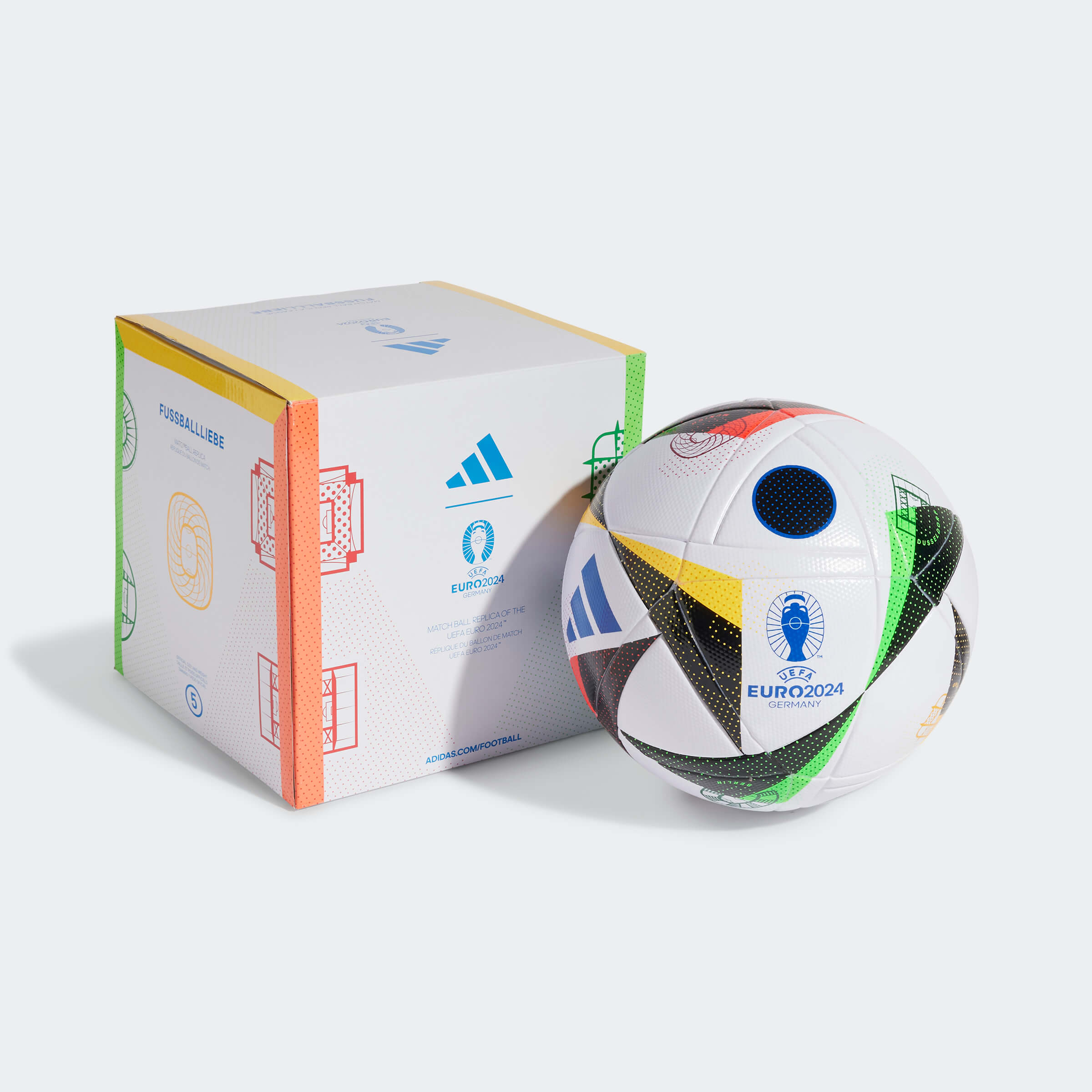 Футболна Топка Adidas EURO24 LGE BOX IN9369 продуктова снимка