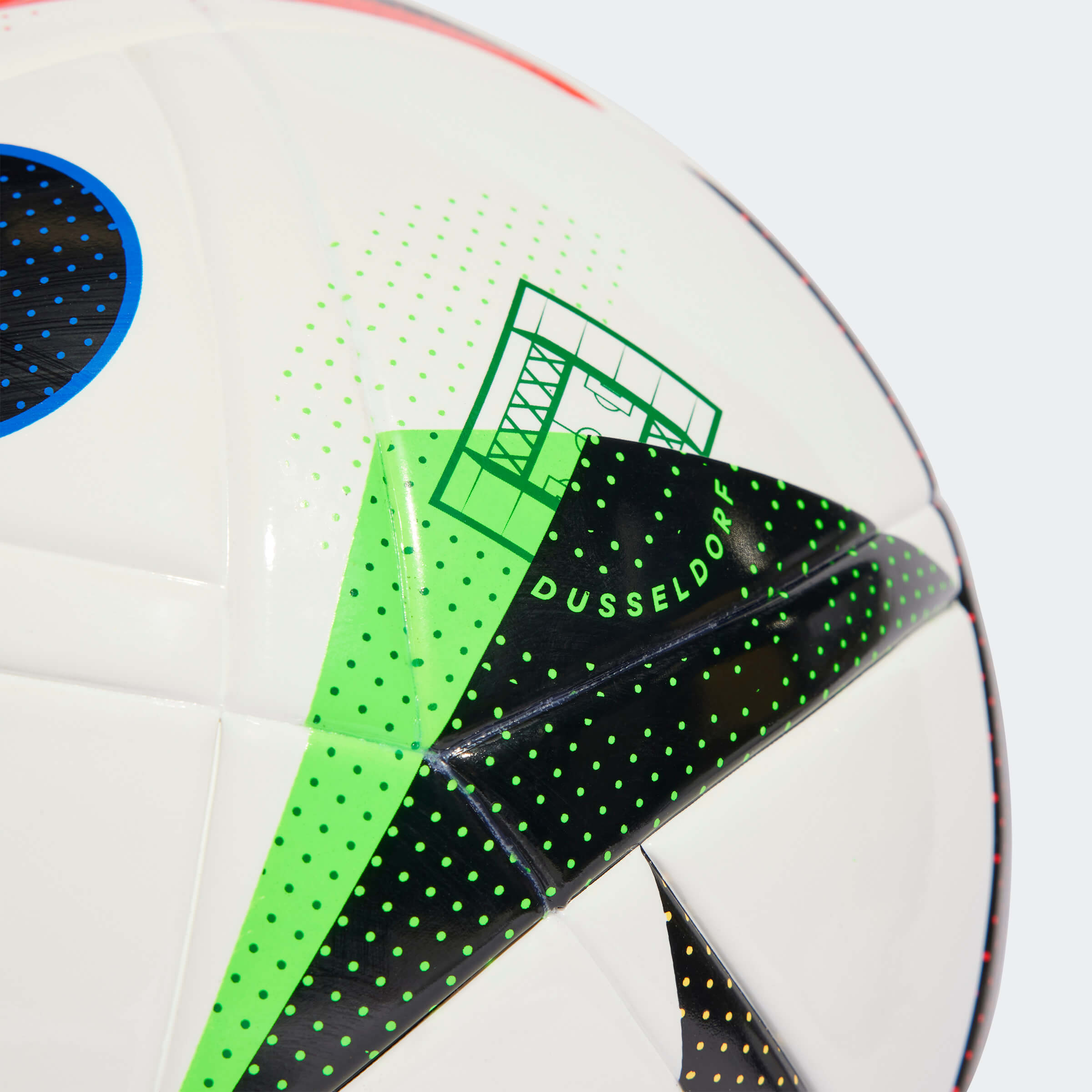 Футболна Топка Adidas EURO24 LGE J350 IN9376 детайл надпис