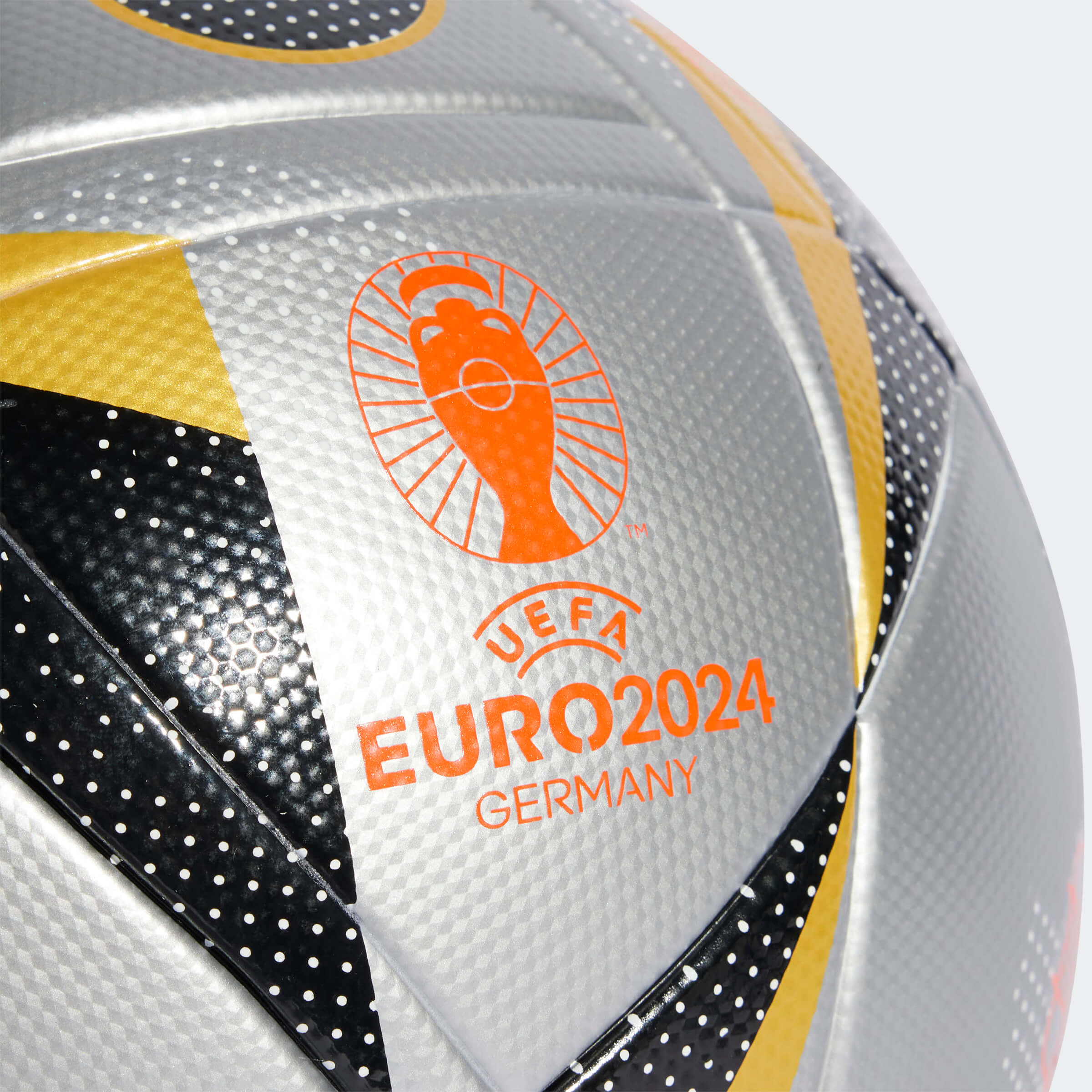 Футболна Топка Adidas EURO24 LGE F IX4046 надпис