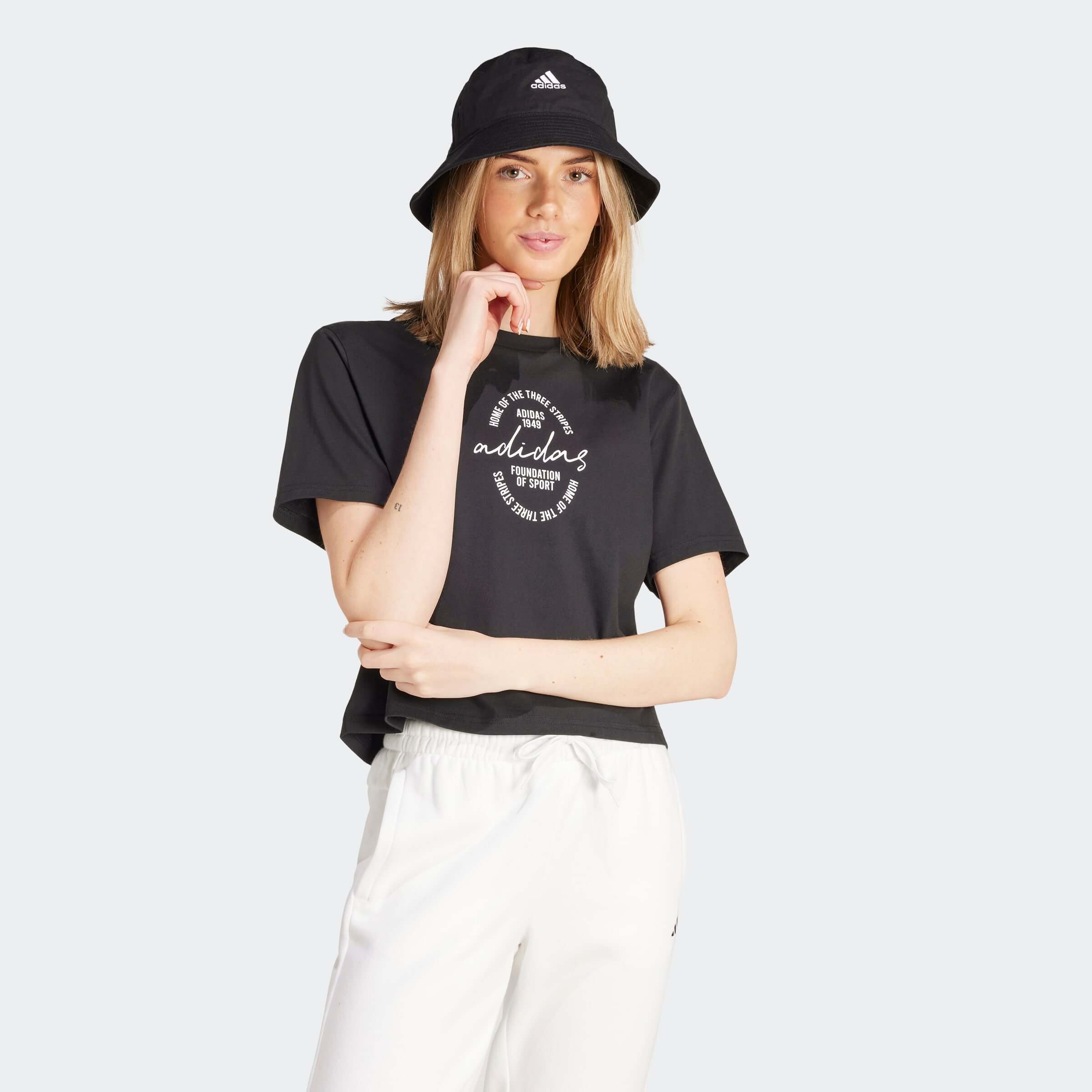 Дамска Тениска Adidas W BL SIG в цял ръст