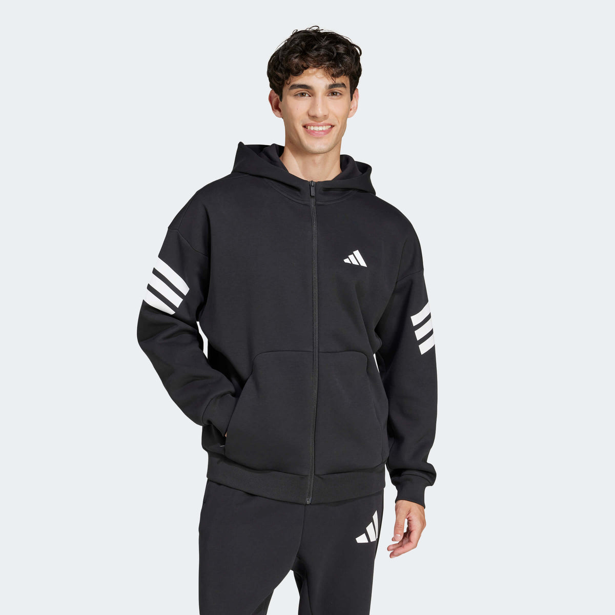 Мъжко Горнище Adidas M FI 3S FZ JD4827 основна снимка