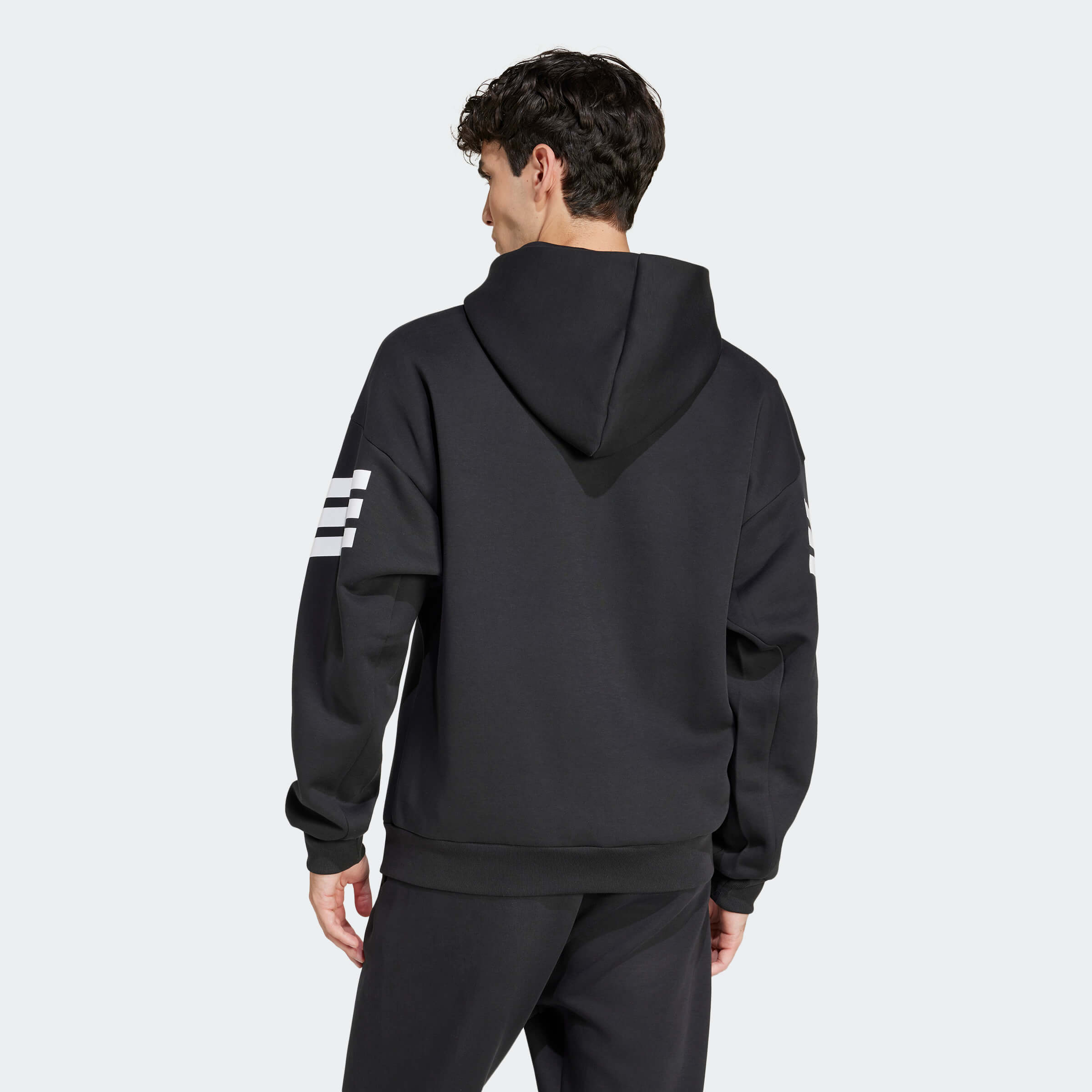 Мъжко Горнище Adidas M FI 3S FZ JD4827 в гръб