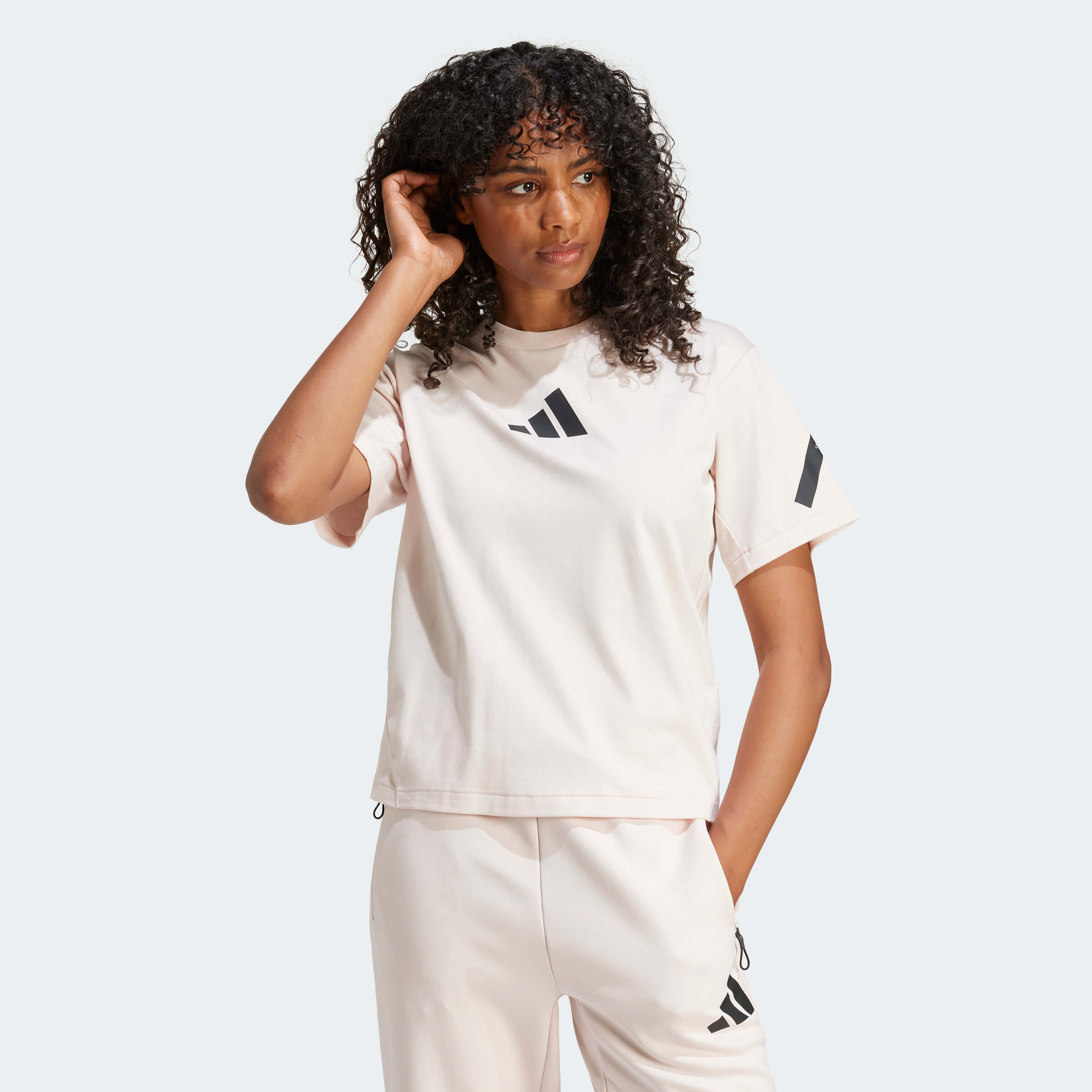 Дамска Тениска Adidas W Z.N.E. TEE отстрани