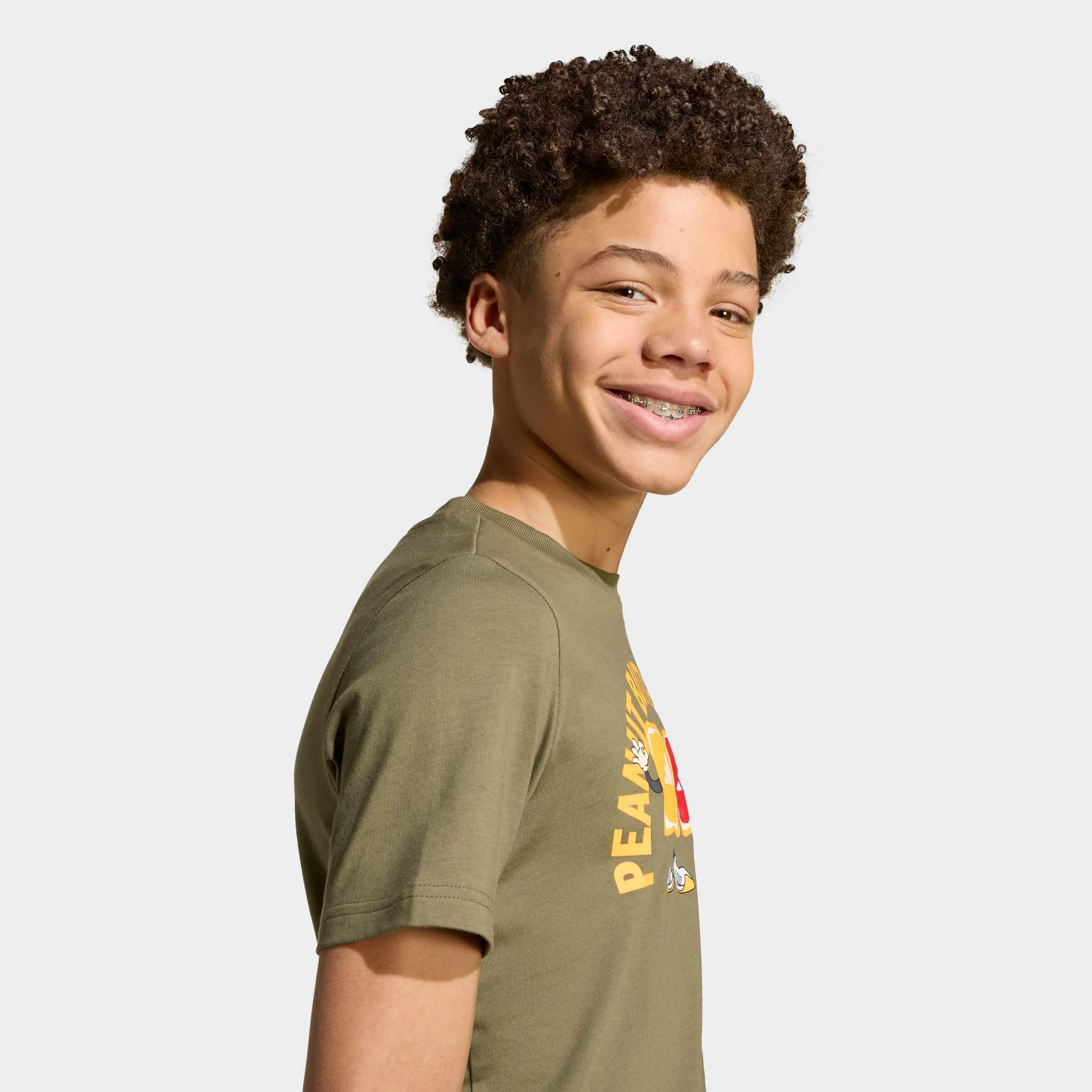 Юношеска Тениска Adidas J FOOD T детайл ръкав