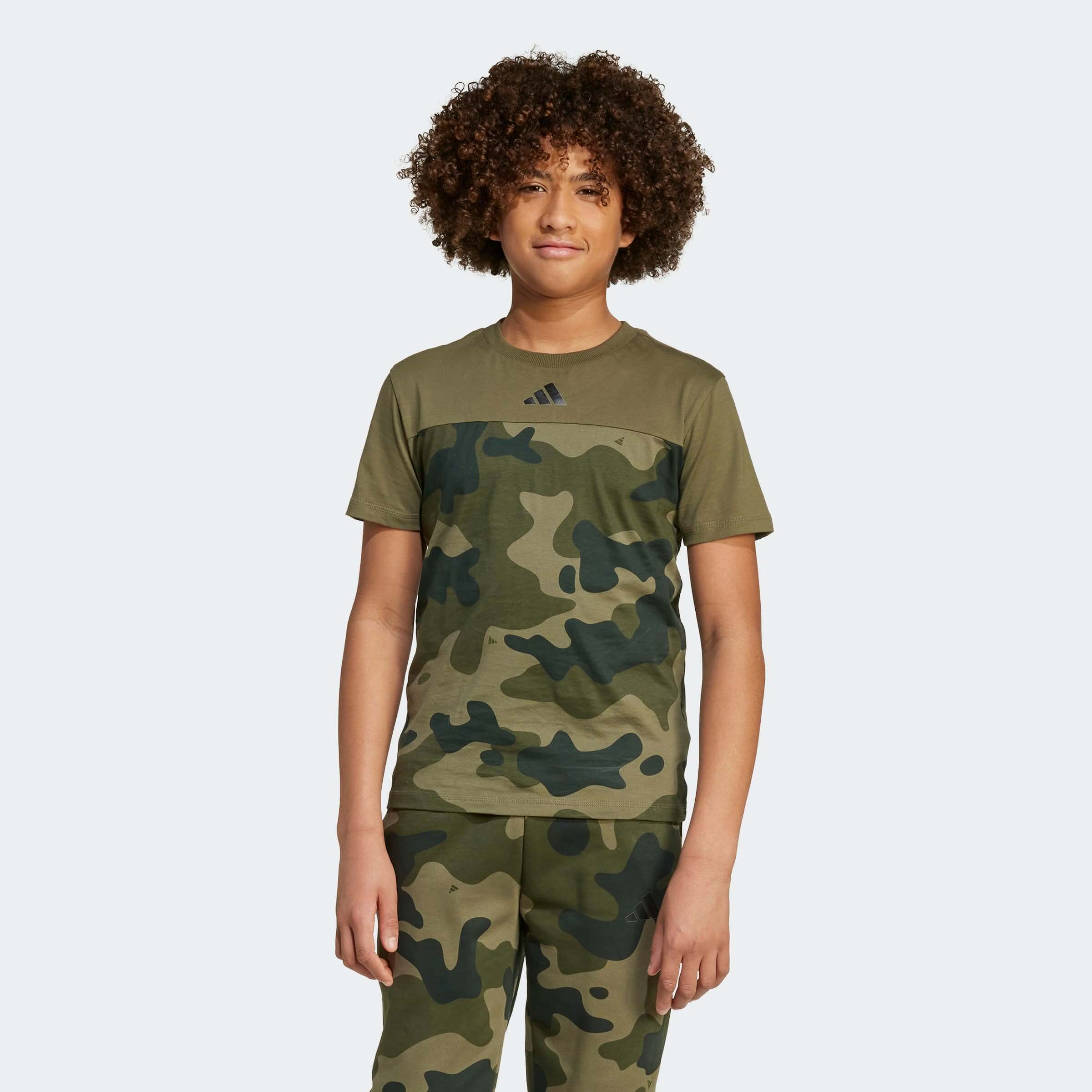 Юношеска Тениска Adidas J CAMO T JW2450 основна снимка