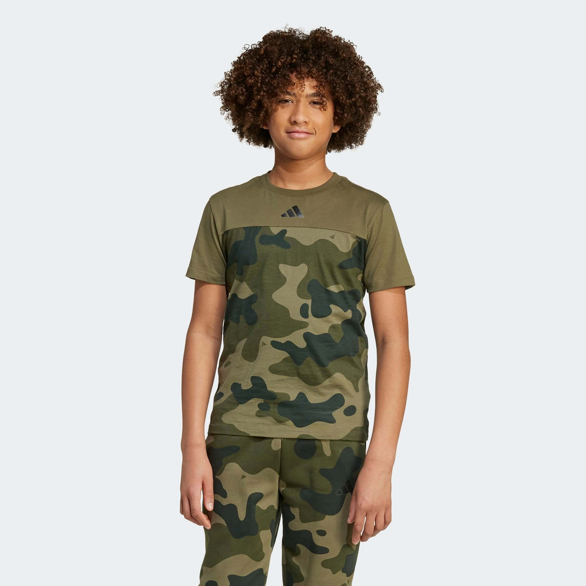 Юношеска Тениска Adidas J CAMO T JW2450 основна снимка
