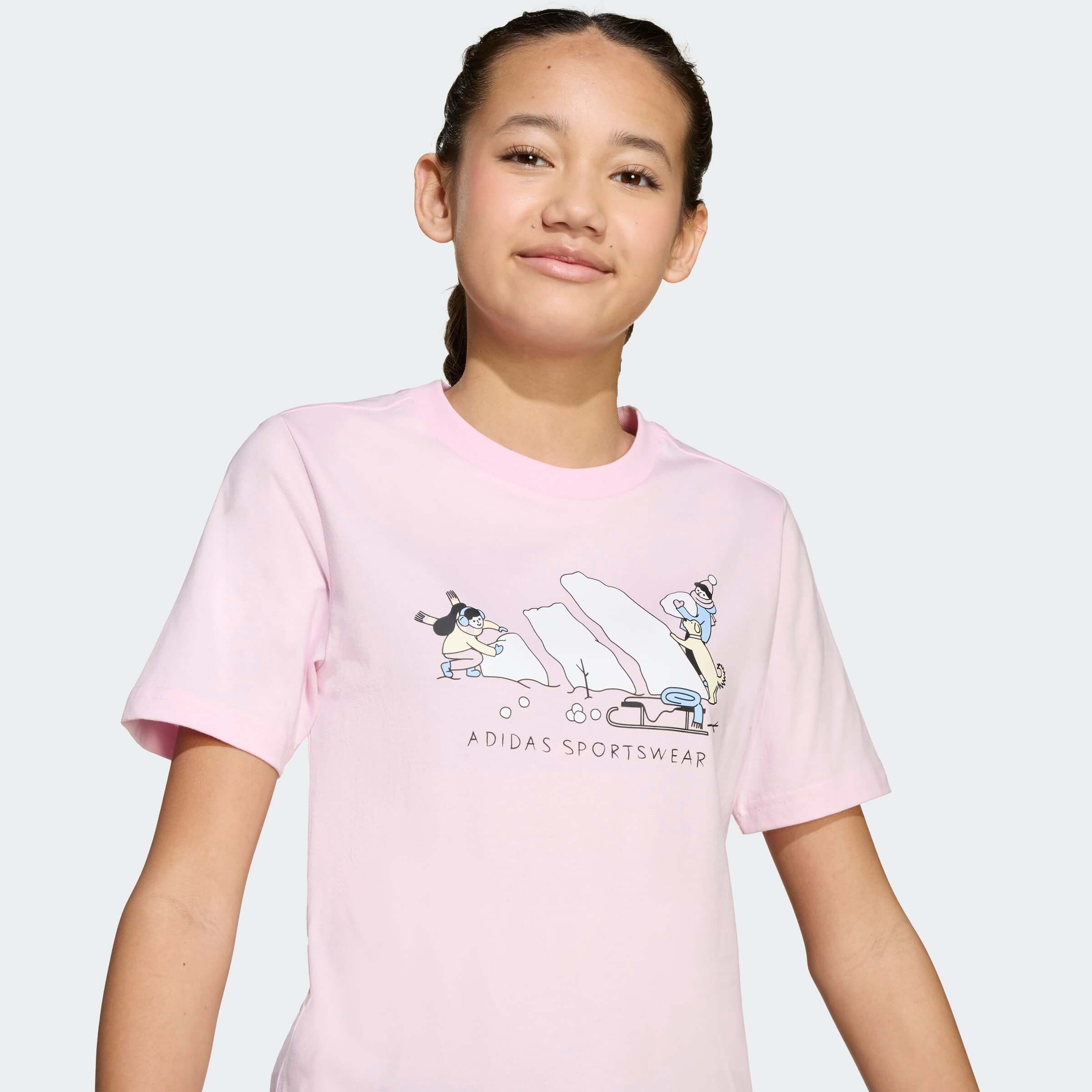 Детска Тениска Adidas J W SPORTS JY4949 близък план