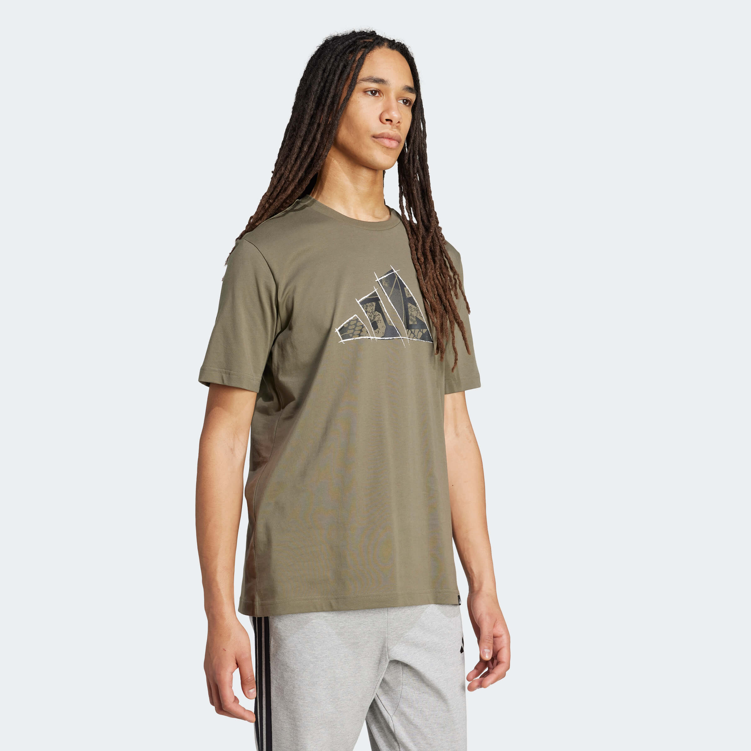 Мъжка Тениска Adidas M PHOTO LOGO KA9801 отстрани