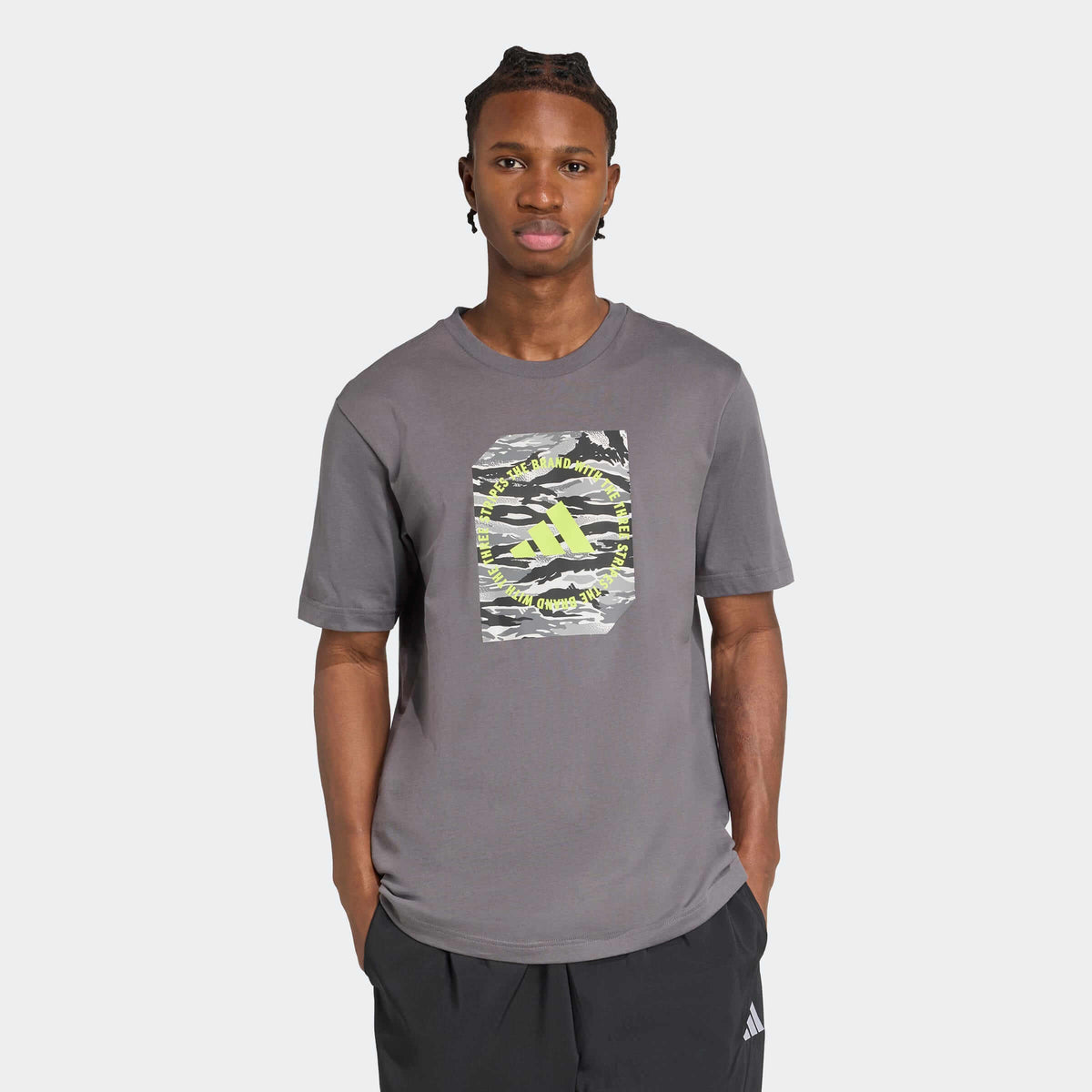 Мъжка Тениска Adidas M C CAMO BOX KB7317 основна снимка