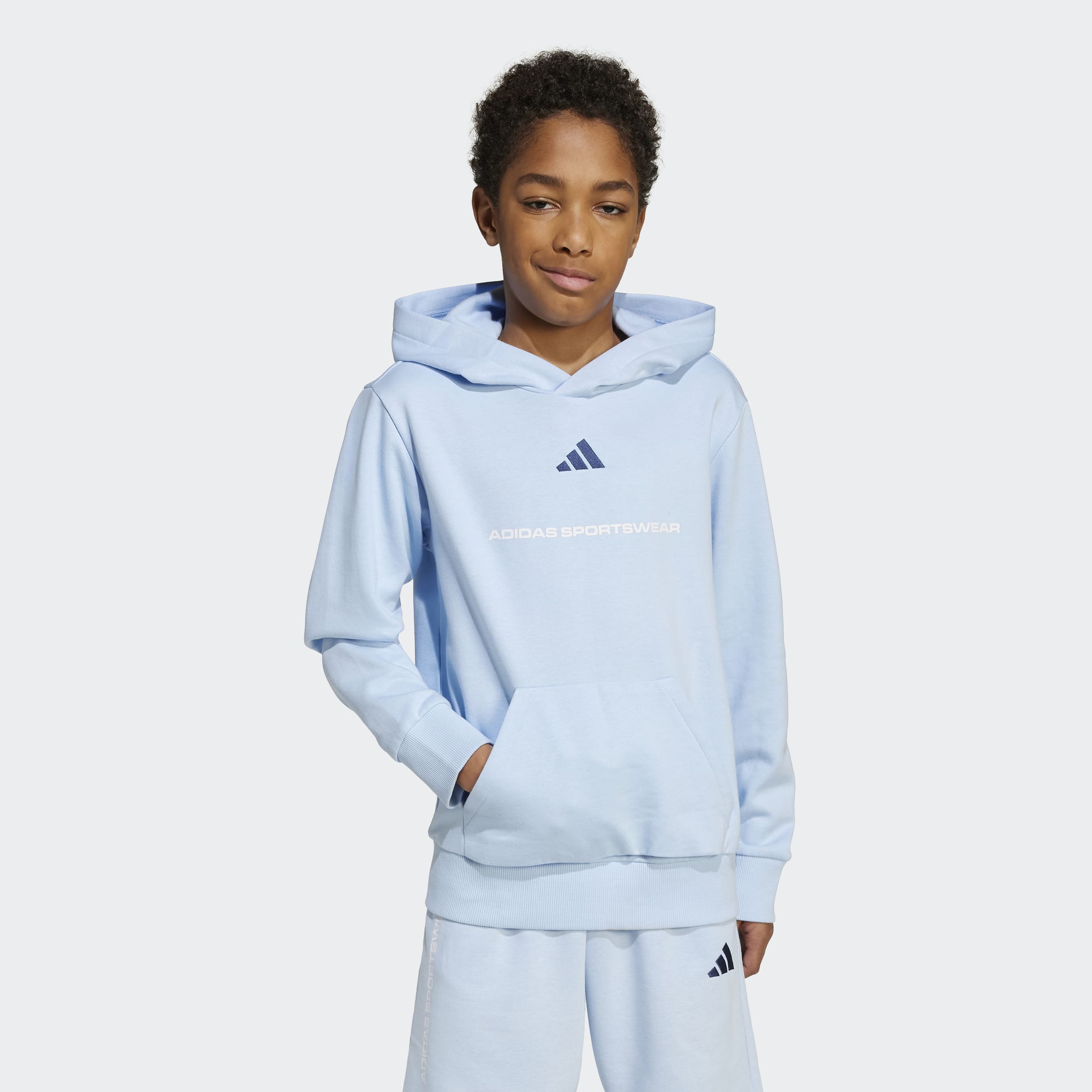 Детски Суитшърт Adidas B FL HD KC2805 близък план