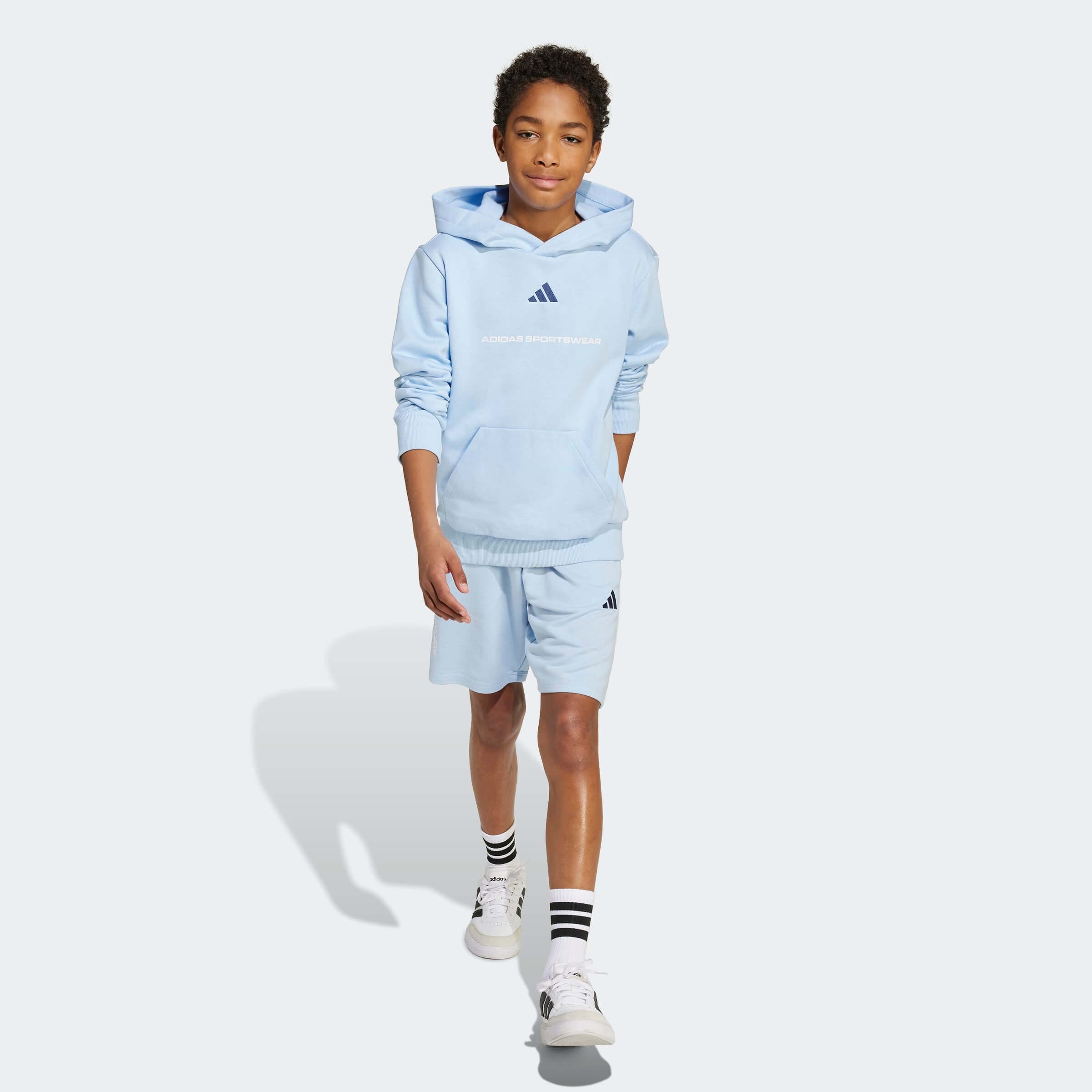 Детски Суитшърт Adidas B FL HD KC2805 в цял ръст