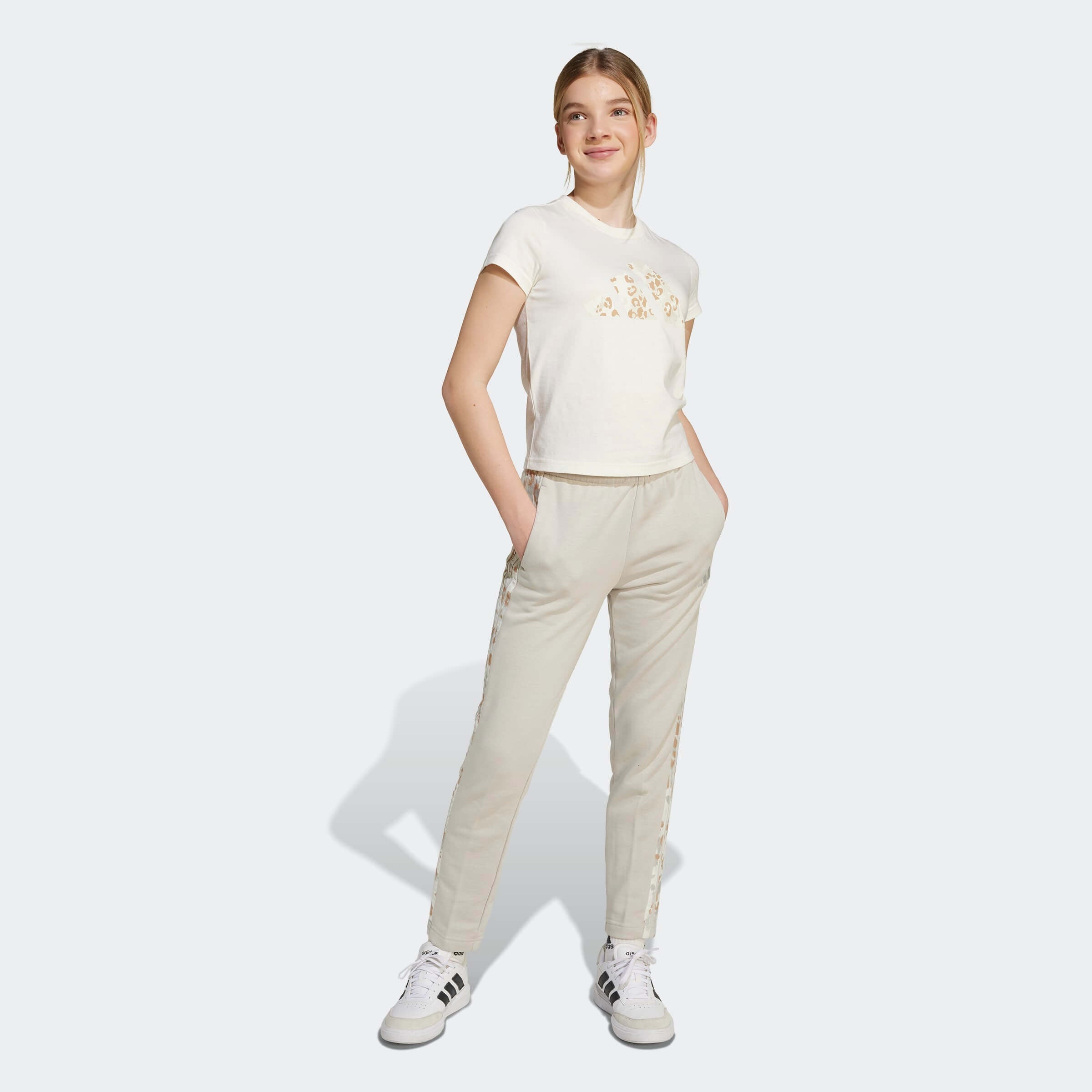 Юношеско Долнище Adidas G ANML 3S KC5416 в цял ръст