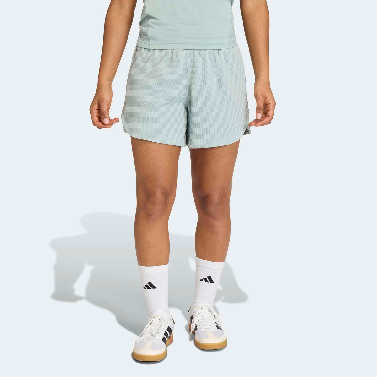 Дамски Къси Панталони Adidas Pacer Waffle Sh KD0075
