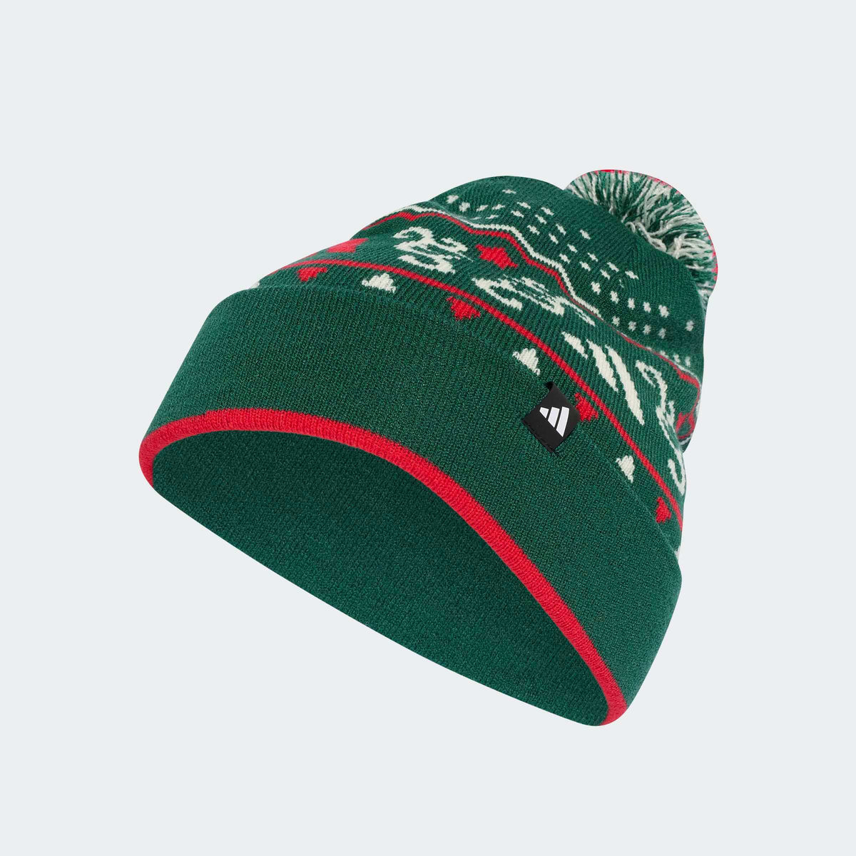 Плетена зимна шапка Adidas Christmas с декоративен помпон