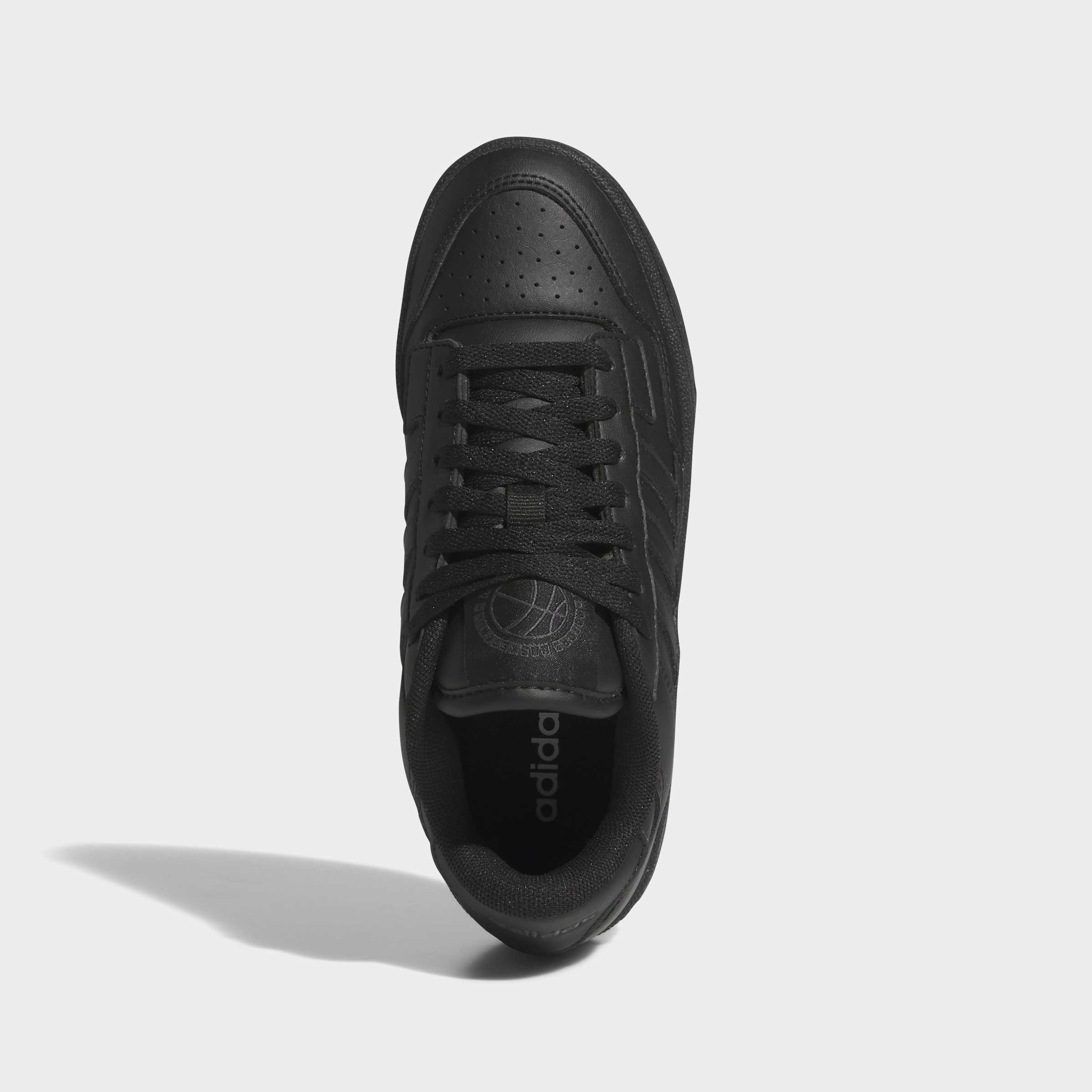 Черни юношески кецове Adidas Rapid Court Low KH8816 – гумена подметка с релефен грайфер