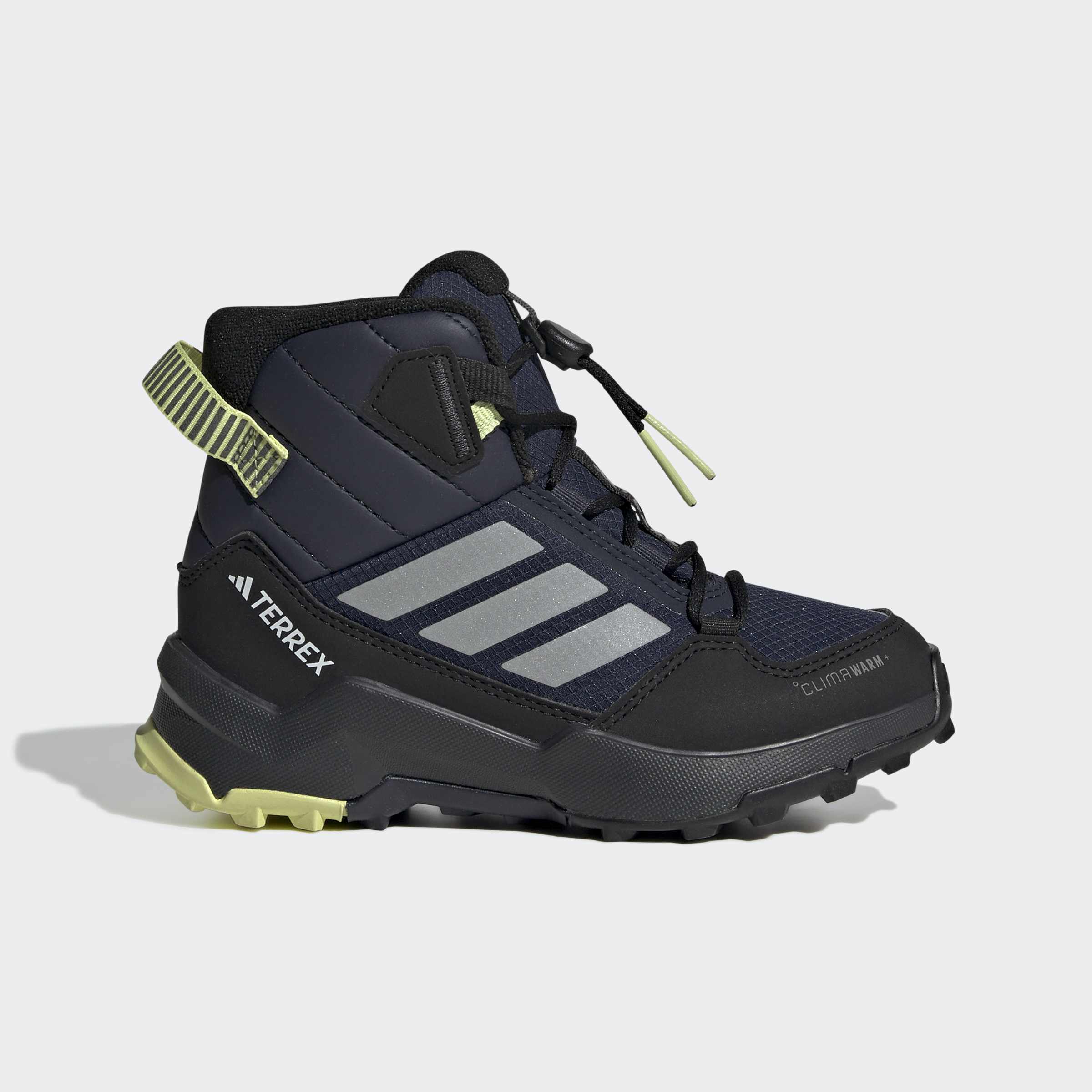 Водоустойчиви детски зимни обувки adidas Terrex AX4R Mid CLIMAWARM+ KI5823 в тъмносиньо с черни подсилвания