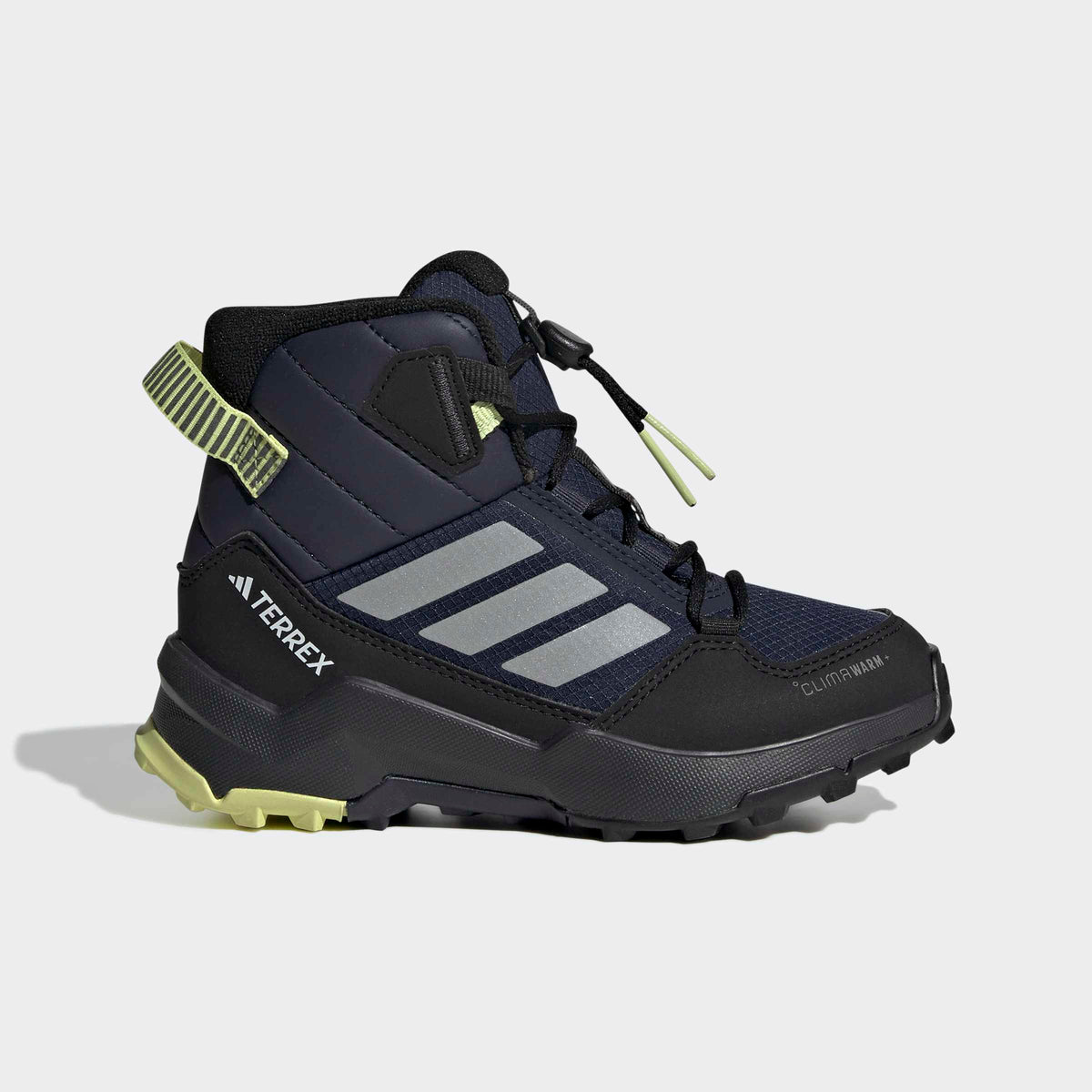 Водоустойчиви детски зимни обувки adidas Terrex AX4R Mid CLIMAWARM+ KI5823 в тъмносиньо с черни подсилвания