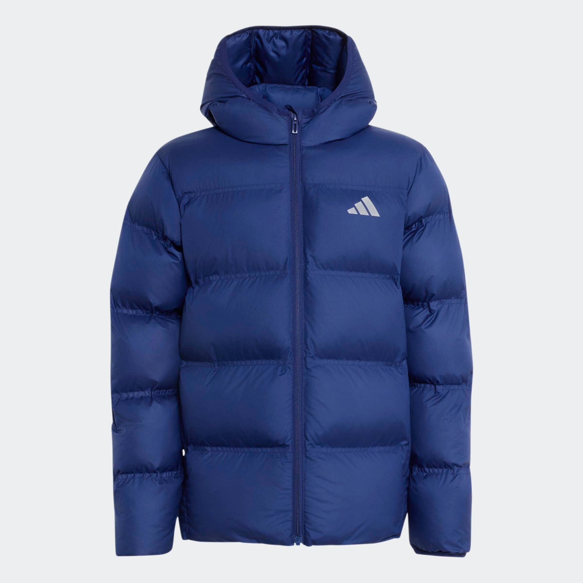 Юношеско зимно яке Adidas Synthetic Down KQ6187 в тъмносиньо с качулка