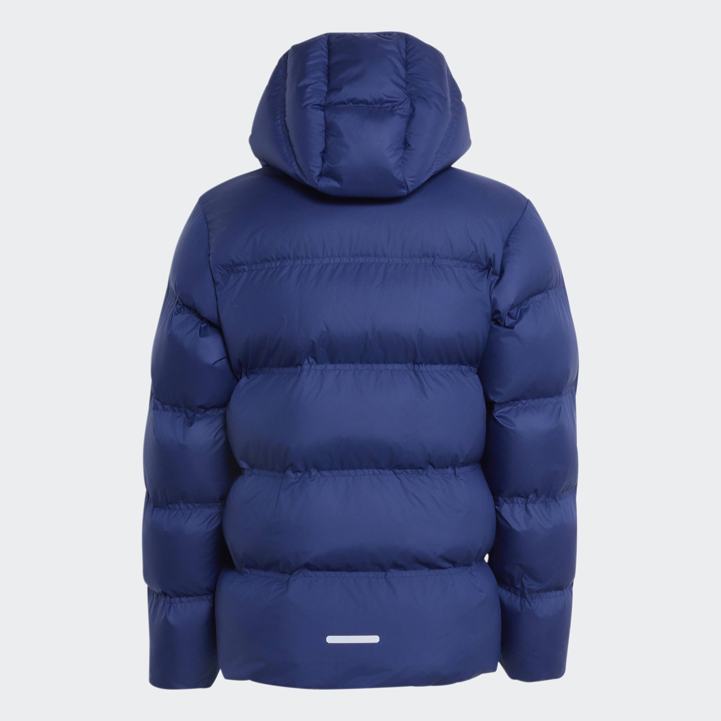 Тъмносиньо детско зимно яке Adidas Synthetic Down KQ6187 – изглед отзад
