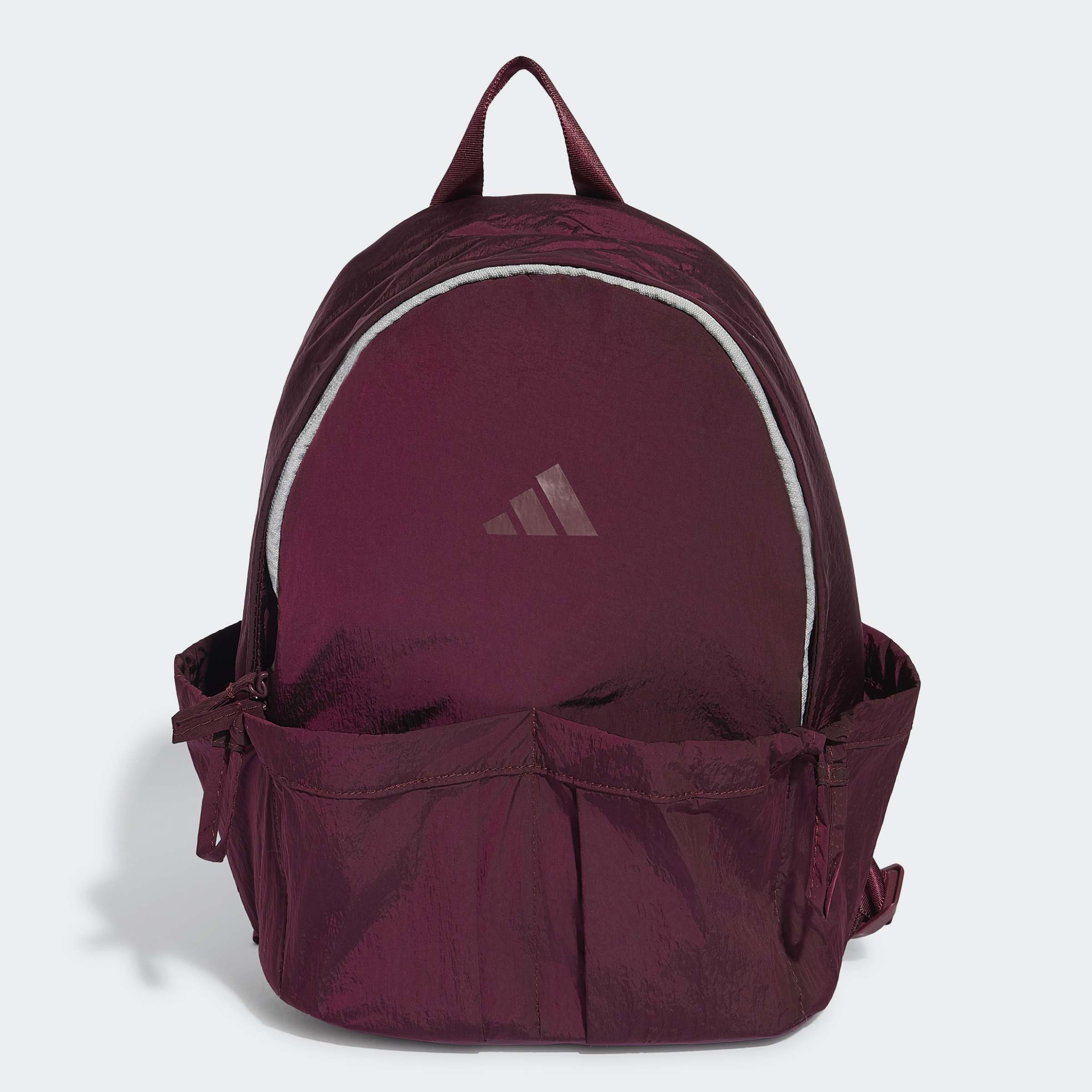 Дамска раница Adidas Glow KT4406 в цвят бордо с предни джобове