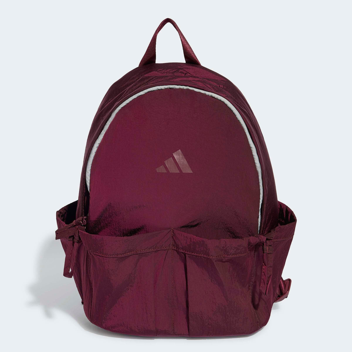 Дамска раница Adidas Glow KT4406 в цвят бордо с предни джобове