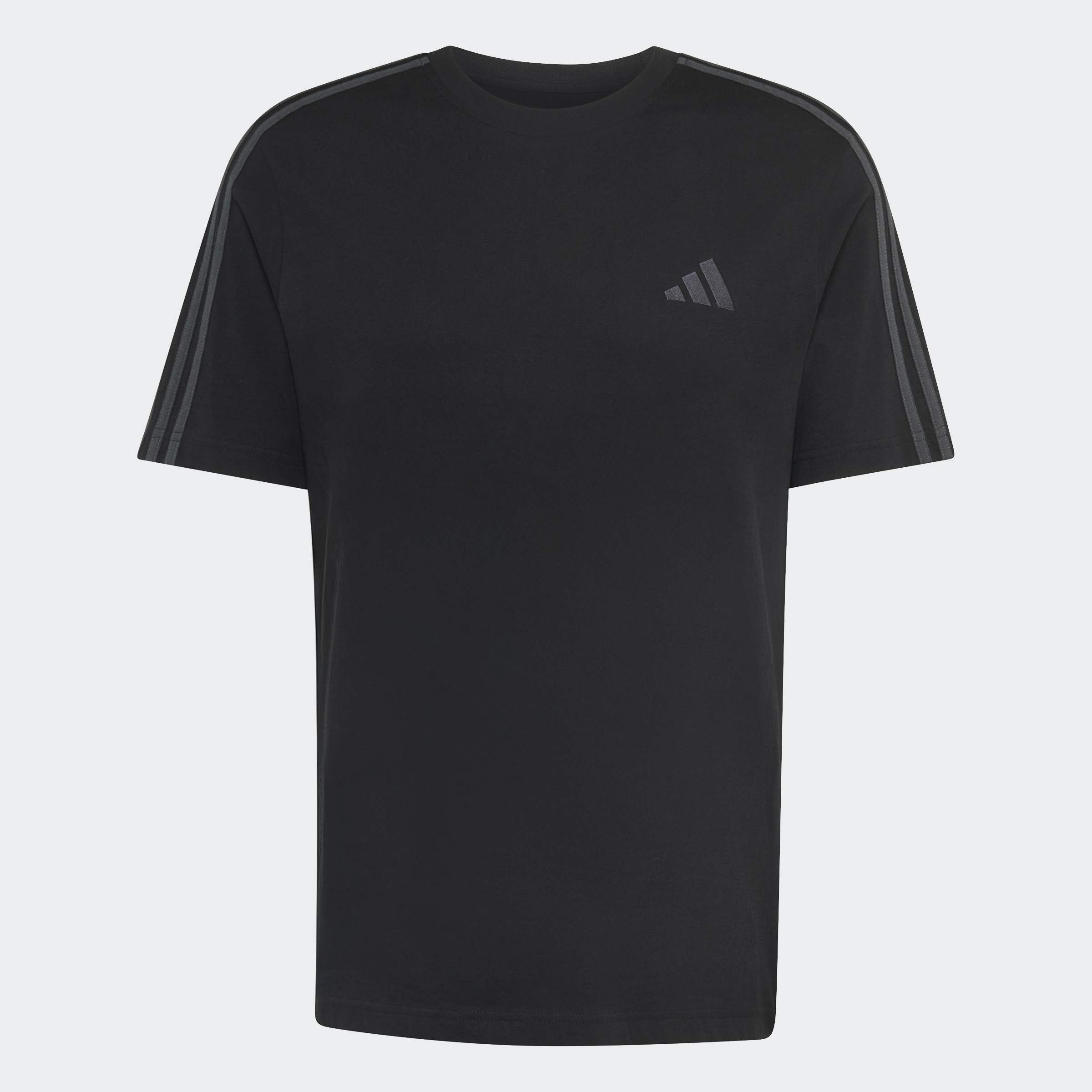 Мъжка памучна тениска Adidas Essentials 3-Stripes KY4110 в черно